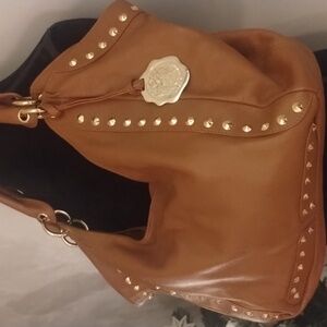 Beautiful Tan Leather Vince Camuto Hobo Bag